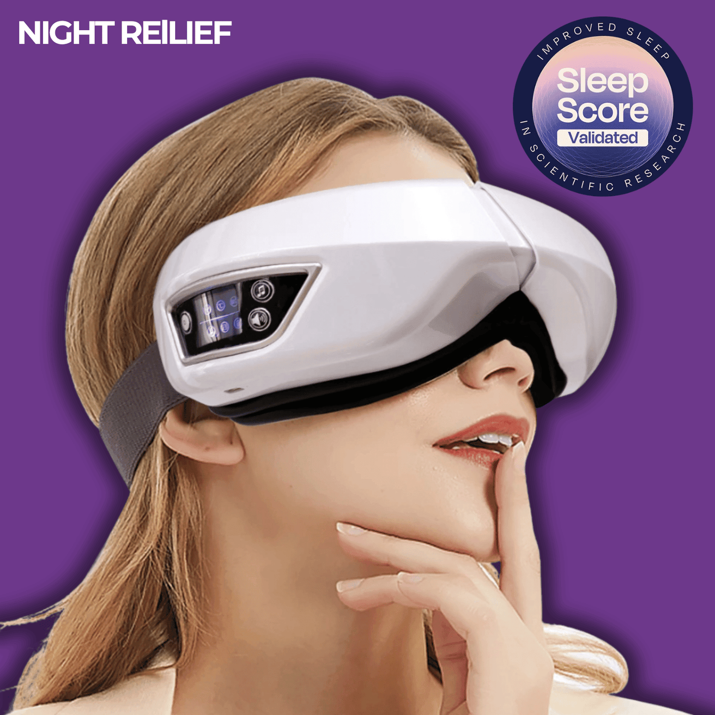 NIGHT RELIEF™ Sleep Massager – The Smart Solution for Deep, Restorative Sleep